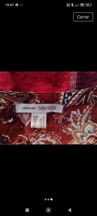 Vestido estampado paisley