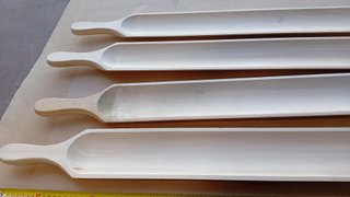 Palines de madera curvadas (4 unidades)