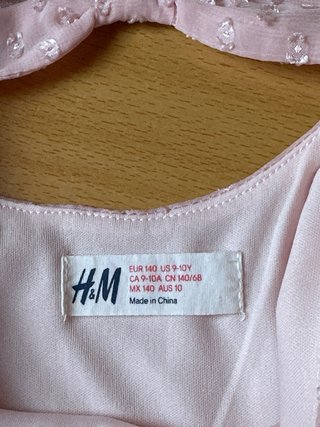 Vestido rosa niña talla 9/10