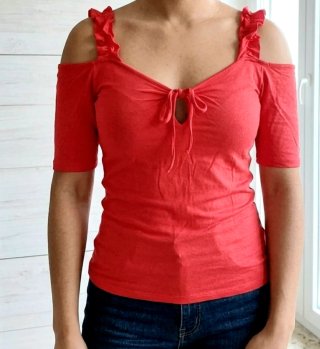 Maglia donna Tezenis rossa taglia S