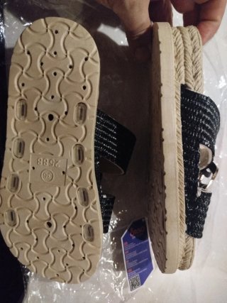 Sandalias Verano Mujer Negras y Beige