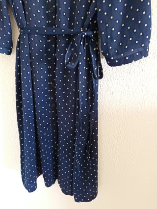 Vestido azul de lunares Talla y Moda talla 60