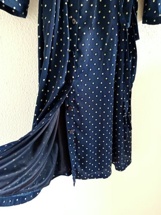 Vestido azul de lunares Talla y Moda talla 60