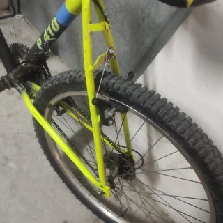 Bicicleta Montaña Amarilla