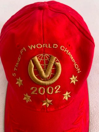 Gorra Michael Schumacher 2002 F1 Campeón Roja
