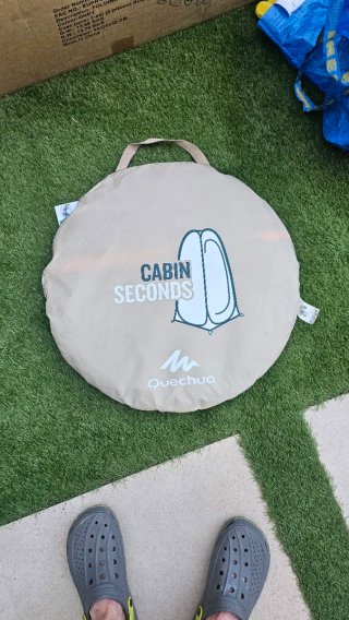 Ducha Portátil 12V y cabin seconds Decathlon