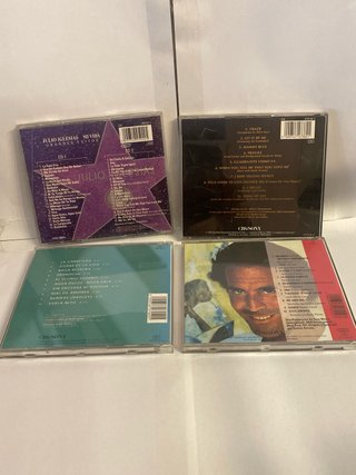 CDs Julio Iglesias: Mi Vida, Crazy, Calor, La Carr