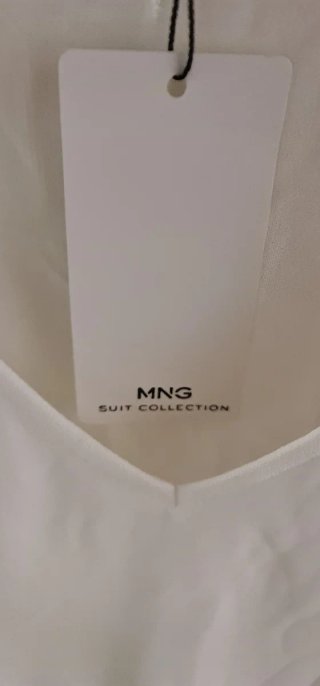 Top blanco Mango sin estrenar