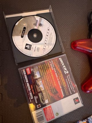 Juego PS1 Driver 2 + Mando genérico Rojo