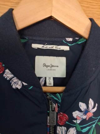 Chaqueta Bomber Pepe Jeans Talla S Floral