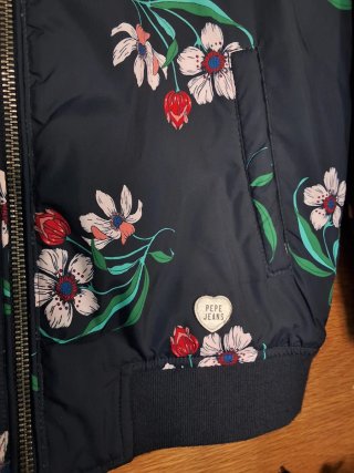 Chaqueta Bomber Pepe Jeans Talla S Floral