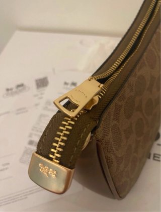 Bolso Coach Monogram Marrón y Beige