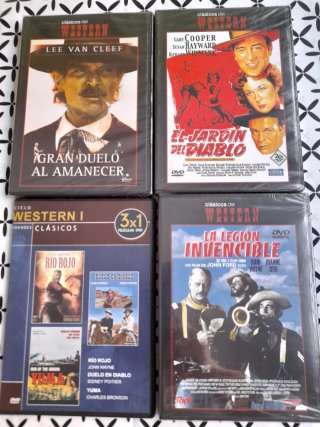 Lote 40 Películas DVD Acción, Western