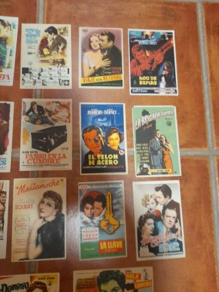 Lote programas de mano cine antiguos