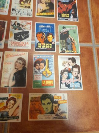 Lote programas de mano cine antiguos