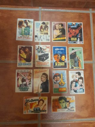 Lote programas de mano cine antiguos