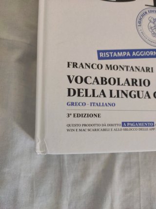 GI. Vocabolario della lingua greca. Con la guid...