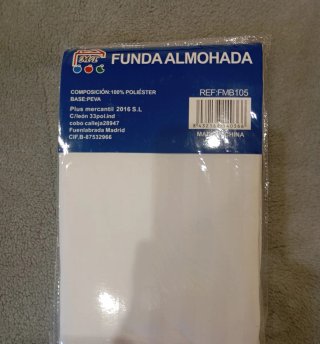 Funda Almohada 105cm con Cremallera