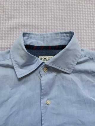 Camicia Boggi Milano Azzurra Uomo