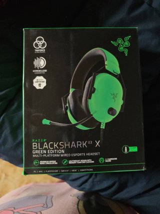 Razer Blackshark V2 X Green Edition Cascos Gamer