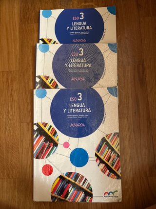 Pack libros lengua y literatura 3° ESO