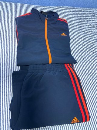 Chándal Adidas Talla 186 Azul Naranja