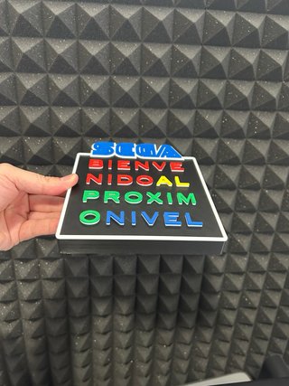 SEGA Bienvenido al proximo nivel - Logo 3D