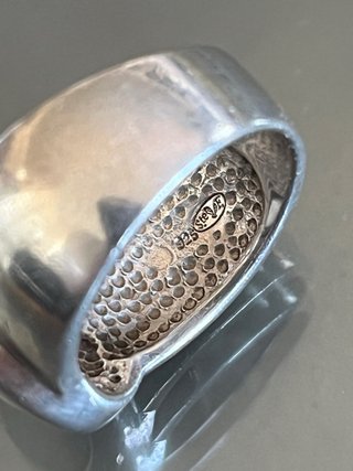 Anello Argento 925 con Pietra Bianca