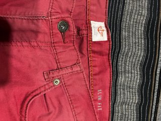 Dockers Pantalones Cortos Rojo Talla L