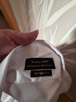 Camisa de vestir Zara Man blanca