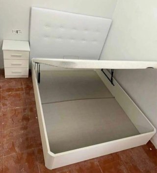 Canapé abatible blanco nuevo