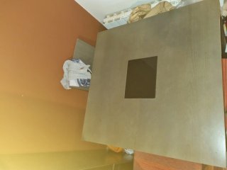 Mesa de comedor/salón cuadrada