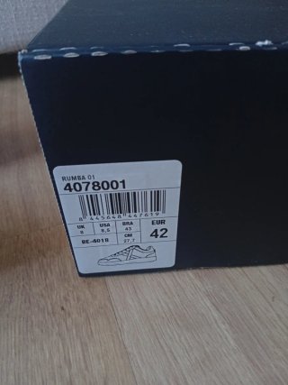 Zapatillas Munich Rumba 01 Negras y Blancas