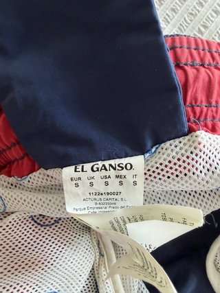 Bañador El Ganso Azul Marino y Rojo