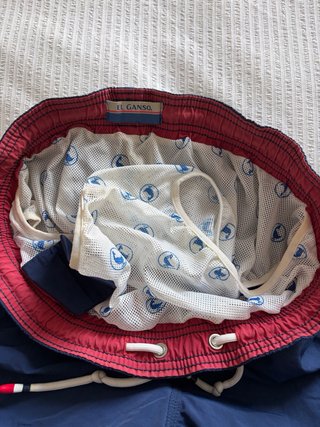 Bañador El Ganso Azul Marino y Rojo
