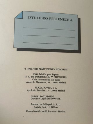 Colección libros Clásicos Walt Disney Vintage