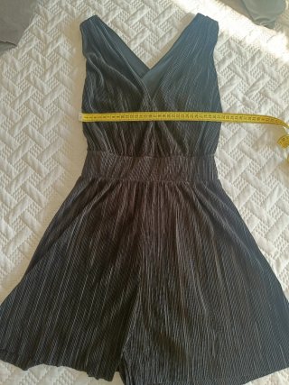 Vestido pantalón de vestir espalda abierta