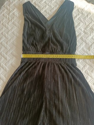 Vestido pantalón de vestir espalda abierta