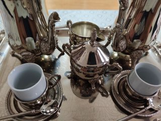 Juego de té antiguo completo