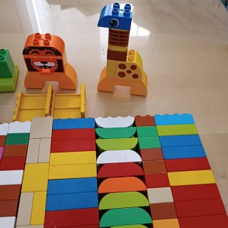 Lotto 168 pezzi Lego Duplo Originali