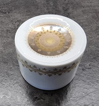 Scatolina Rosenthal decorata oro