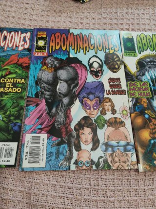 Comics MINISERIE DE 3 ABOMINACIONES