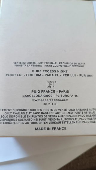 Paco Rabanne Pure XS Night Eau de Parfum 100ml