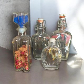 Lotto 10 bottiglie vintage da liquore