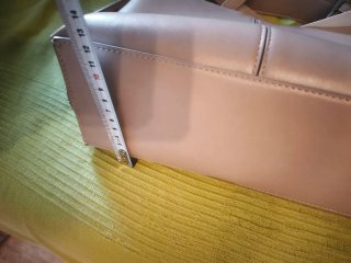 Bolso de hombro  y mano beige