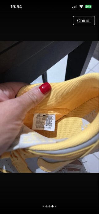 Nike Dunk Scarpe Giallo/Grigio