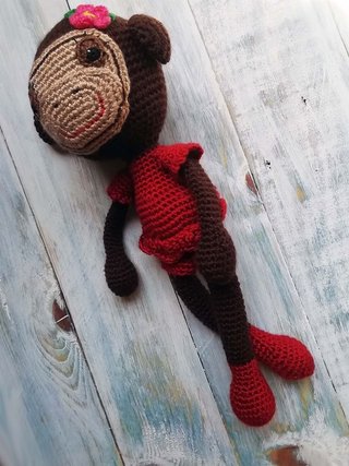 Sonajero Mordedor muñeca Monita Divertida