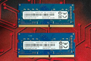 2 Modulos de memoria RAM DDR4 SODIMM 8GB PC4-2666V