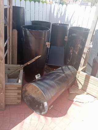 Tubo de escombro para obra
