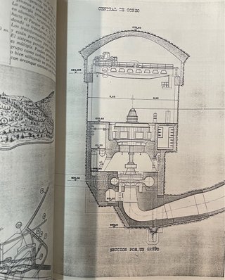 Documento antiguo obras hidrográficas Rios.